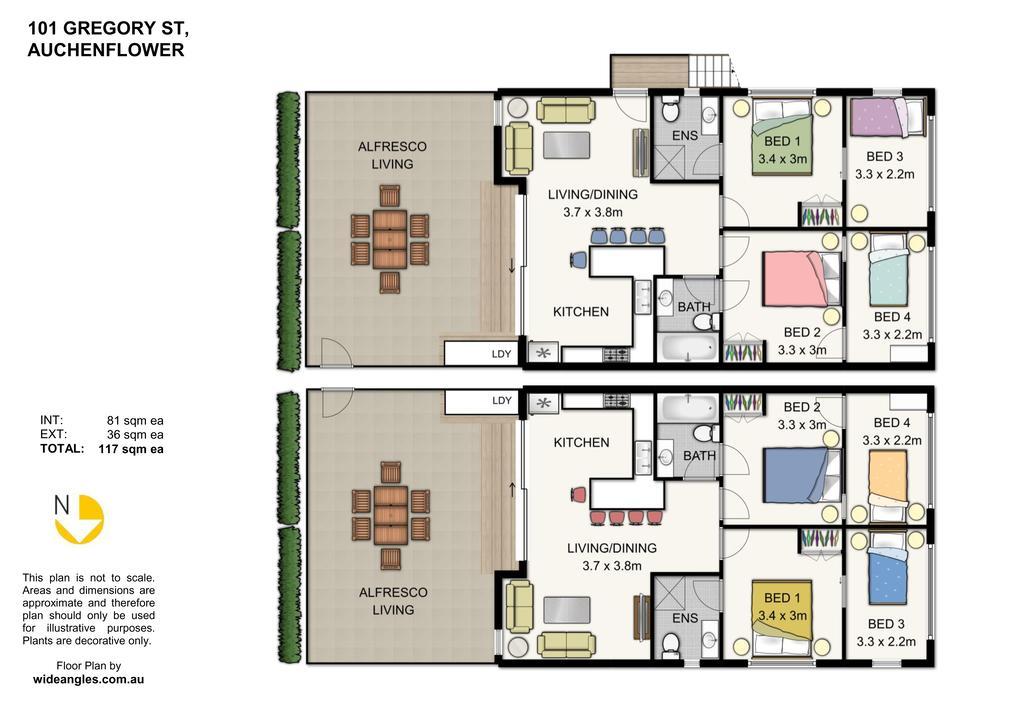 Milton Mews Townhouses & Studio Brisbane Exterior foto