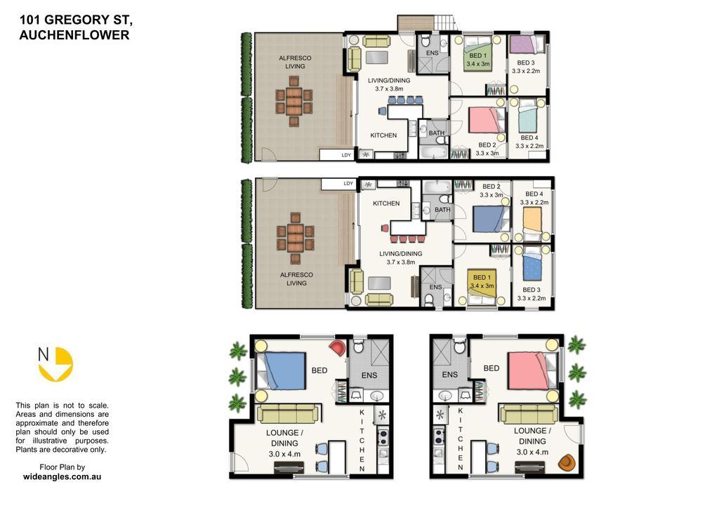 Milton Mews Townhouses & Studio Brisbane Exterior foto